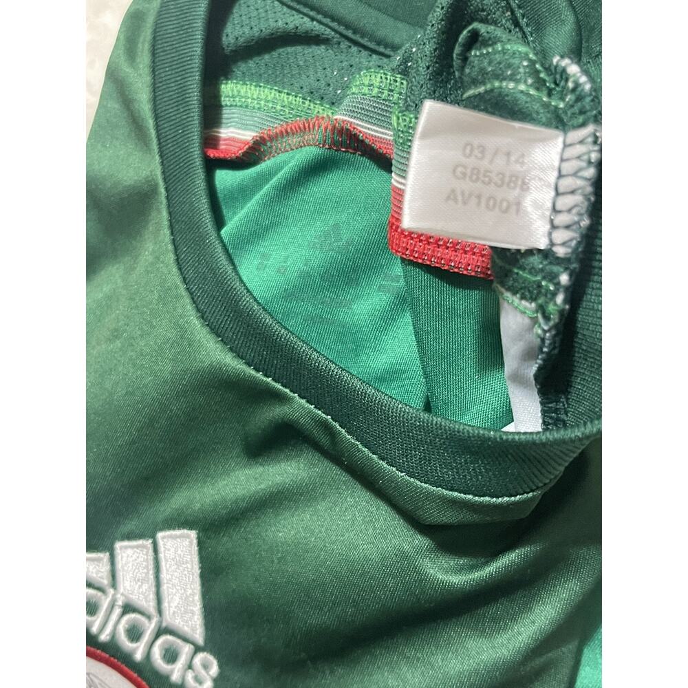 ADIDAS MEXICO W2014 #4 MARQUEZ L HOME ORIGINAL SOCCER FOOTBALL JERSEY SHIRT - Picture 7 of 8